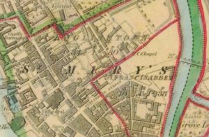St Annes Court, Limerick 1st edition ordnance survey map
